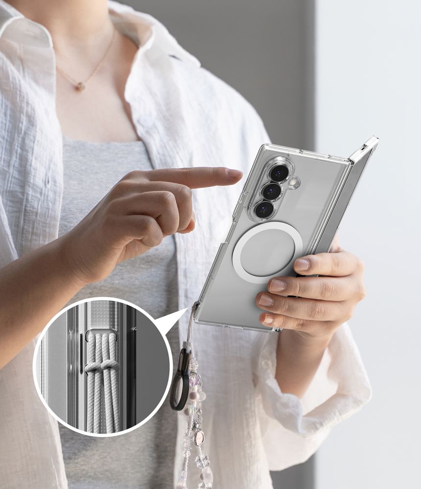 Ringke Fusion Magnetic Magsafe Case Samsung Galaxy Z Fold 8 Ultra - skaidri -- Samsung Galaxy Z Fold 8 Ultra