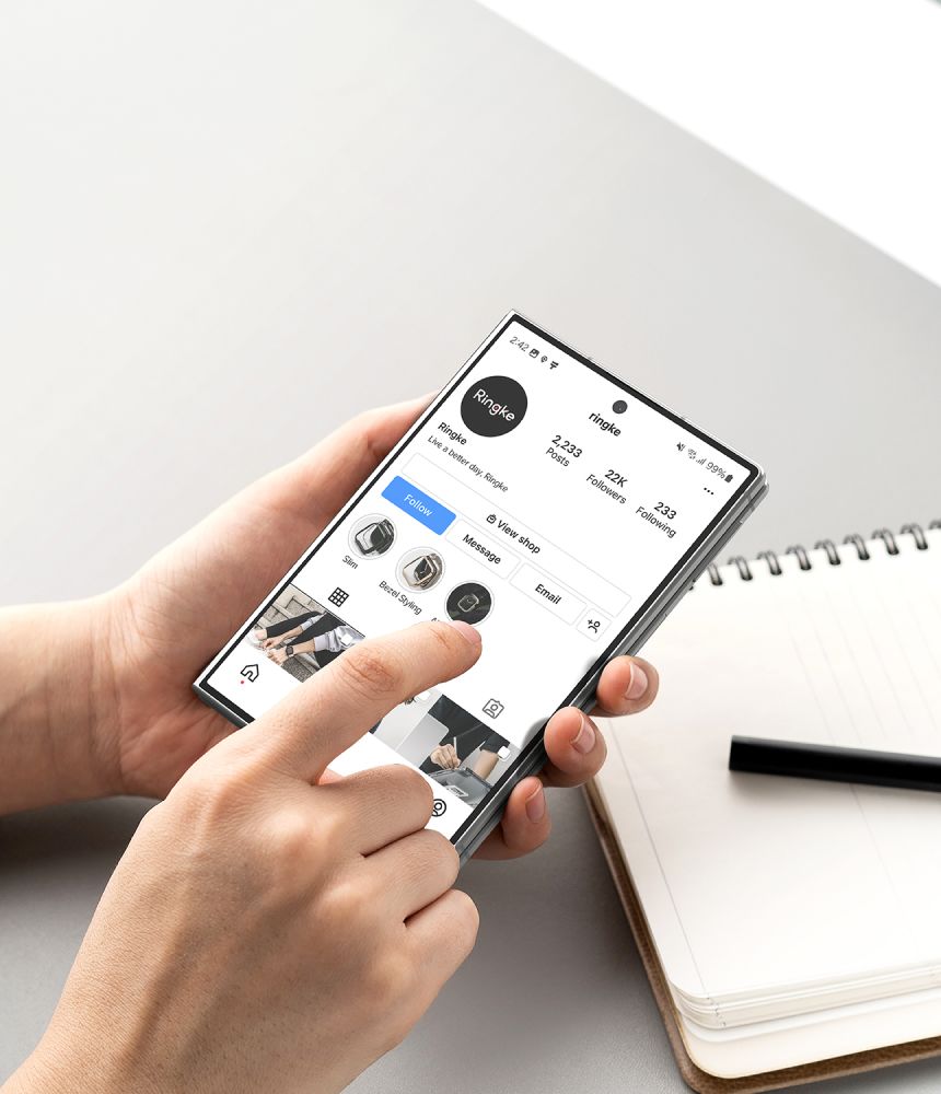 Ringke Cover Display Pro 2-Pack grūdintas stiklas Samsung Galaxy Z Fold 8 -- Samsung Galaxy Z Fold 8