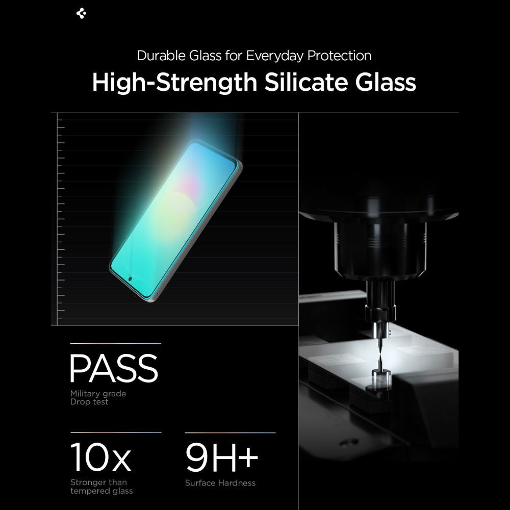 Spigen Glas.tR EZ Fit 2 paketų grūdintas stiklas Samsung Galaxy A27 5G -- Samsung Galaxy A27 5G