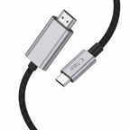 Tech-Protect UltraBoost USB-C į HDMI 2.1 Kabelis 200 cm 8K 60HZ - Pilka -- Cell phone cables