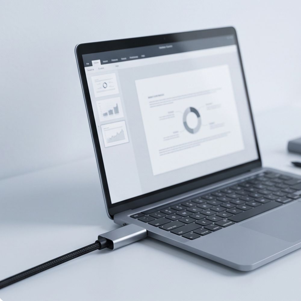 Tech-Protect UltraBoost USB-C į HDMI 2.1 Kabelis 200 cm 8K 60HZ - Pilka -- Cell phone cables
