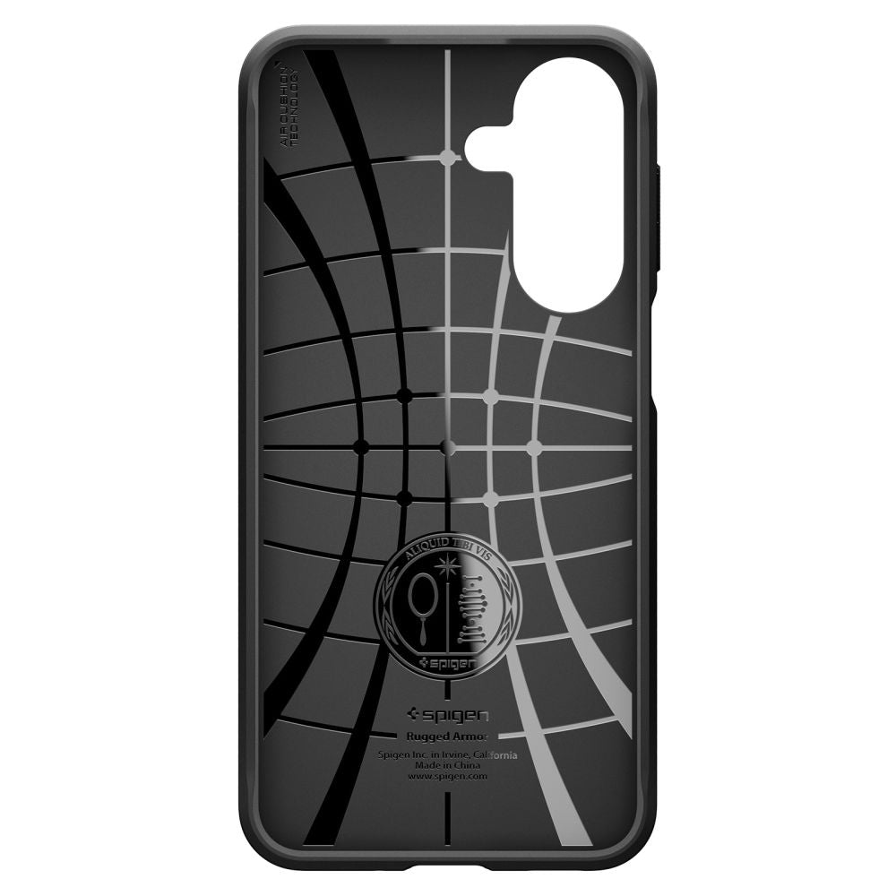 Spigen Rugged Armor dėklas Samsung Galaxy A27 5G - matinis juodas -- Samsung Galaxy A27 5G