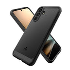 Spigen Rugged Armor dėklas Samsung Galaxy A27 5G - matinis juodas -- Samsung Galaxy A27 5G
