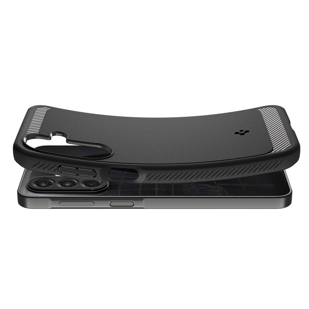 Spigen Rugged Armor dėklas Samsung Galaxy A27 5G - matinis juodas -- Samsung Galaxy A27 5G