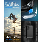 Spigen Rugged Armor dėklas Samsung Galaxy A27 5G - matinis juodas -- Samsung Galaxy A27 5G