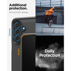 Spigen Rugged Armor dėklas Samsung Galaxy A27 5G - matinis juodas -- Samsung Galaxy A27 5G