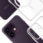 Dėžė 3mk Armor Magcase skirta Oppo Reno 16 F / Reno 16 FS (CPH2859) - skaidri -- Oppo Reno 16 F / Oppo Reno 16 FS