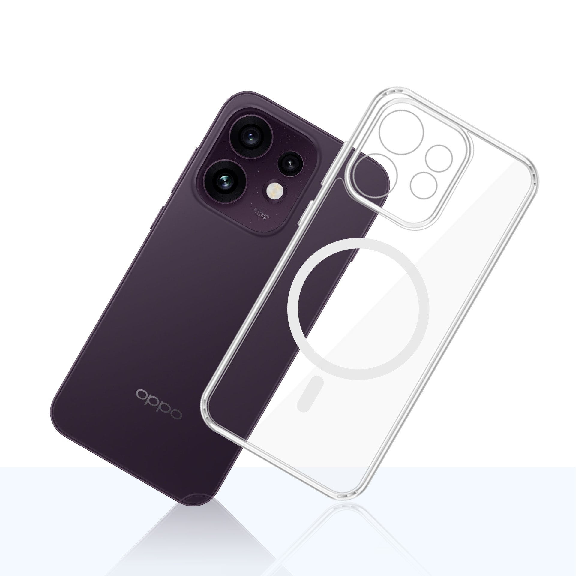 Dėžė 3mk Armor Magcase skirta Oppo Reno 16 F / Reno 16 FS (CPH2859) - skaidri -- Oppo Reno 16 F / Oppo Reno 16 FS
