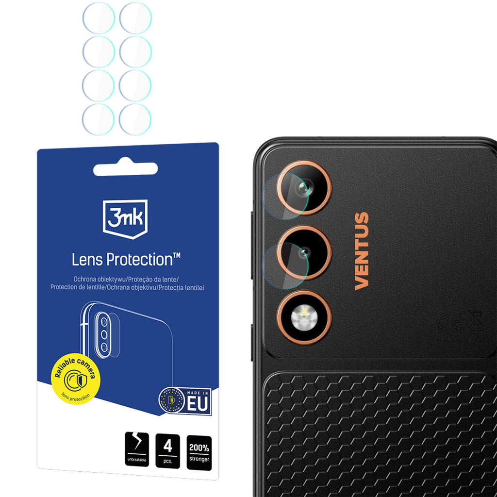 3mk hibrydinis stiklas fotoaparato objektyvui Apsauga Hammer Ventus 5G -- Hammer Ventus 5G