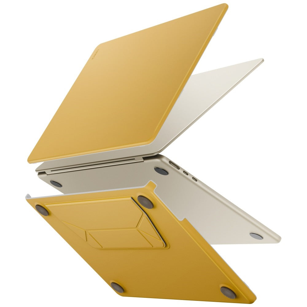 UNIQ Lyden Versa dėklas MacBook Air 13" 2022 / 2024 / 2025 / 2026 - geltonas -- MacBook Air 13" 2022/2024/2025/2026