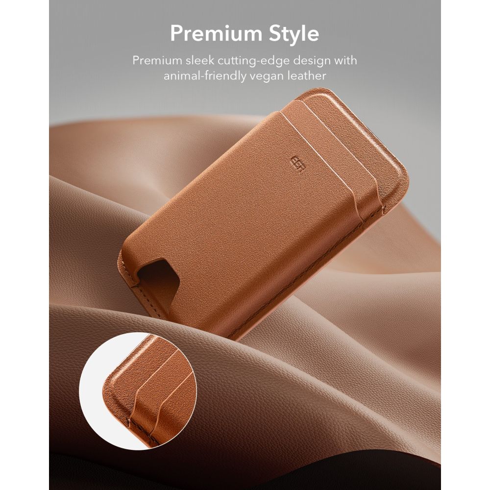 ESR Classic magnetinė piniginė MagSafe telefonui - Ruda -- Uncategorized