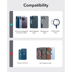 ESR Classic RFID magnetinė piniginė su stovu MagSafe telefonui - Juoda -- Uncategorized