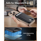 ESR Classic RFID magnetinė piniginė su stovu MagSafe telefonui - Juoda -- Uncategorized