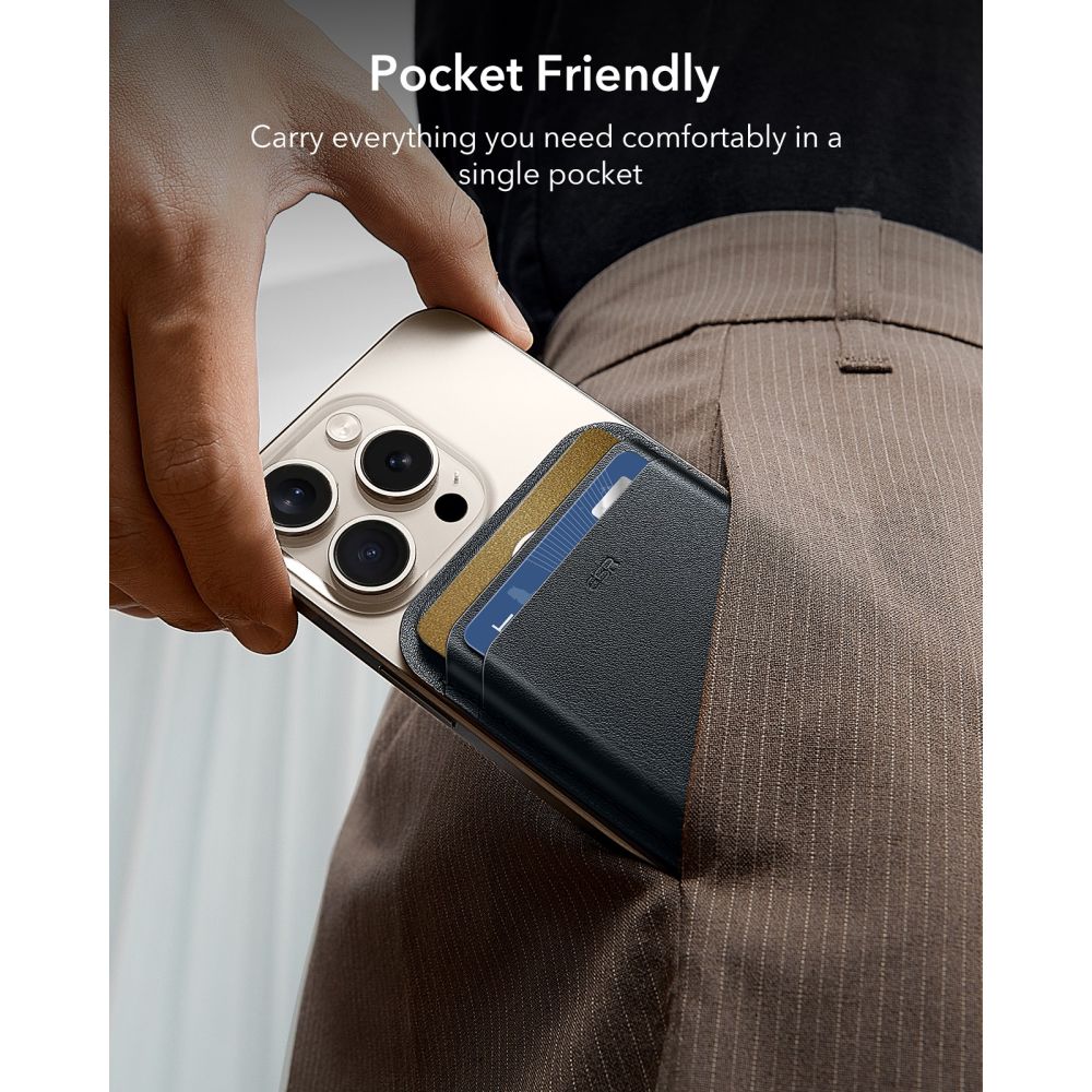 ESR Classic RFID magnetinė piniginė MagSafe telefonui - Juoda -- Uncategorized