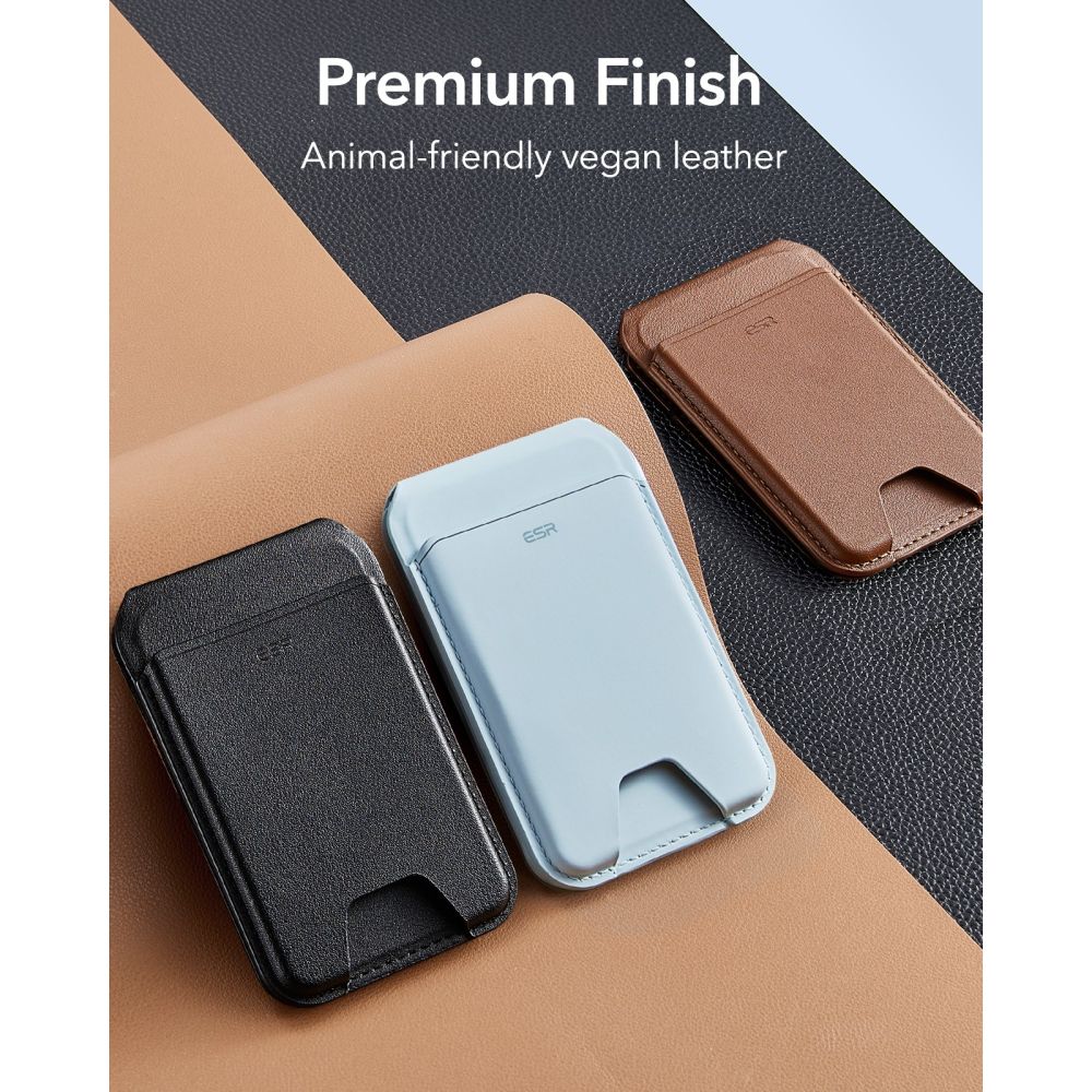 ESR Classic RFID magnetinė piniginė su stovu MagSafe telefonui - Ruda -- Uncategorized