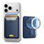 ESR Classic RFID Magnetic Wallet MagSafe telefonui - tamsiai mėlyna -- Uncategorized