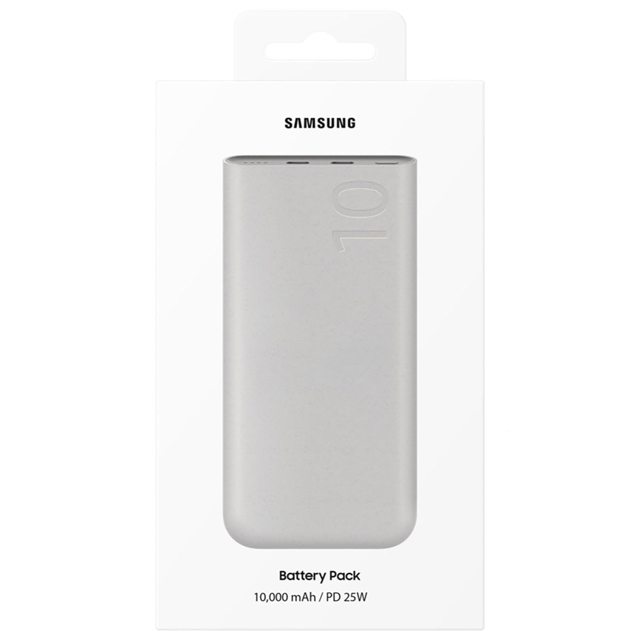 Powerbank Samsung EB-P3401XUEGWW 10000 mAh 25 W 2x USB-C - smėlio spalva -- Powerbanks