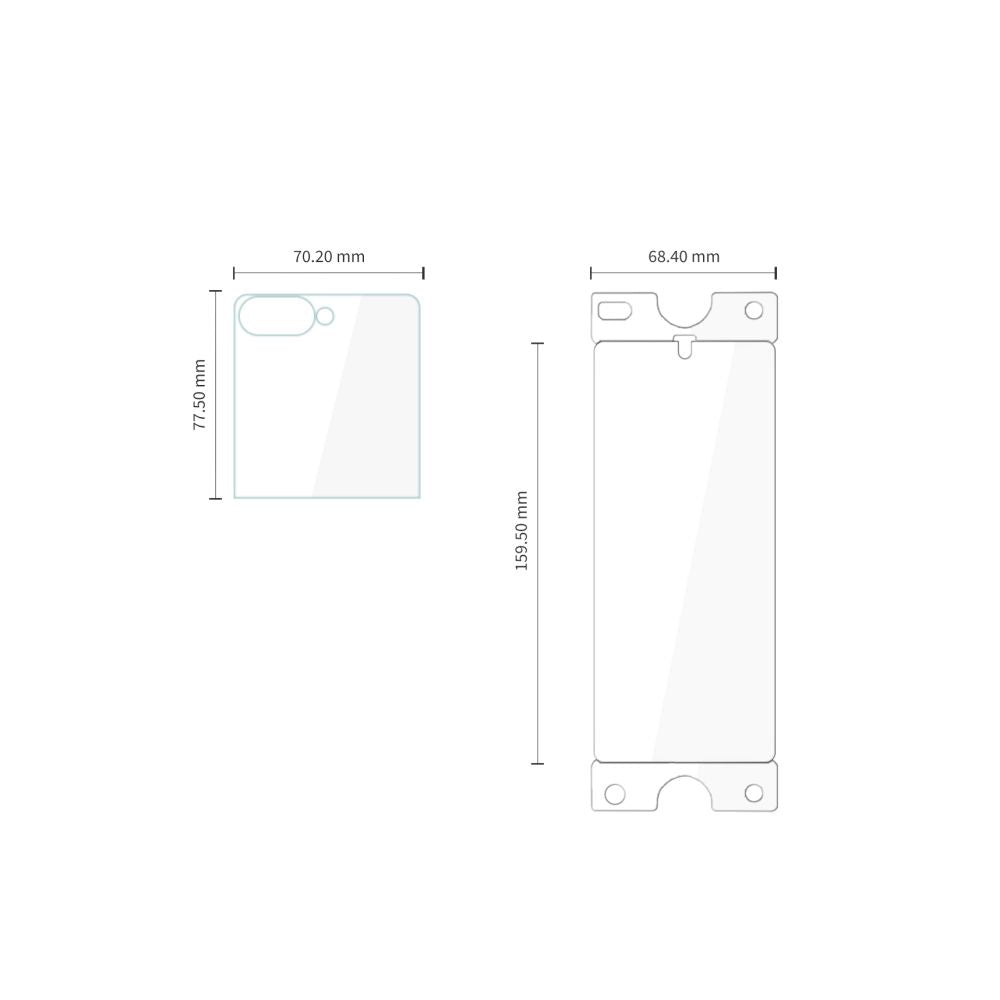 Tech-Protect Glass Fit+ 2-Pack grūdintas stiklas + Tech-Protect Hydro Flex+ 2-Pack hidrogelio plėvelė skirta Samsung...
