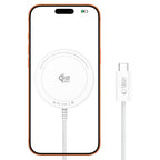 Tech-Protect A54 MagSafe 25W QI2.2 bežičis įkroviklis - baltas -- Cell phone chargers