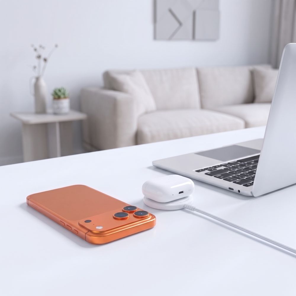 Tech-Protect A54 MagSafe 25W QI2.2 bežičis įkroviklis - baltas -- Cell phone chargers