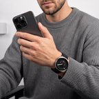 Tech-Protect NylonMag Dirželis skirtas Samsung Galaxy Watch 40/44/46 mm - Juoda -- Samsung Galaxy Watch 40/44/46mm