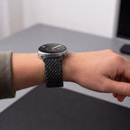 Tech-Protect NylonMag Dirželis skirtas Samsung Galaxy Watch 40/44/46 mm - Juoda -- Samsung Galaxy Watch 40/44/46mm