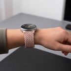 Tech-Protect NylonMag Dirželis skirtas Samsung Galaxy Watch 40/44/46 mm - Rožinė -- Samsung Galaxy Watch 40/44/46mm