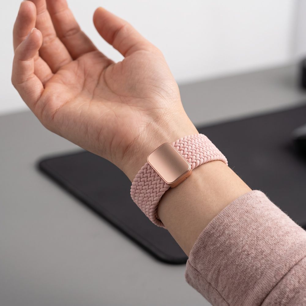Tech-Protect NylonMag Dirželis skirtas Samsung Galaxy Watch 40/44/46 mm - Rožinė -- Samsung Galaxy Watch 40/44/46mm