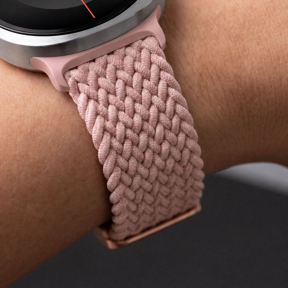 Tech-Protect NylonMag Dirželis skirtas Samsung Galaxy Watch 40/44/46 mm - Rožinė -- Samsung Galaxy Watch 40/44/46mm