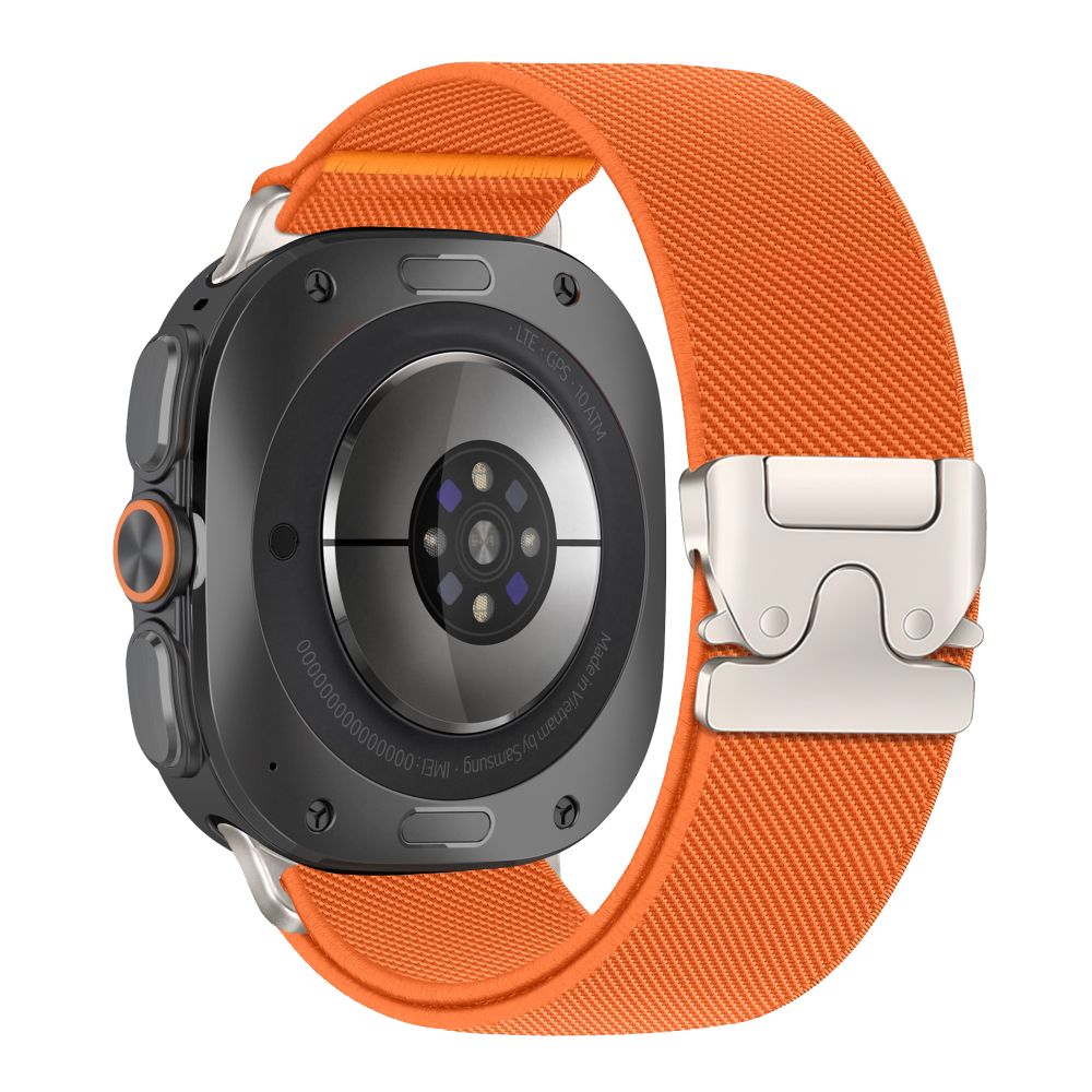 Tech-Protect Nylon Clasp Samsung Galaxy Watch Ultra 47mm - Oranžinė -- Samsung Galaxy Watch Ultra (47mm)
