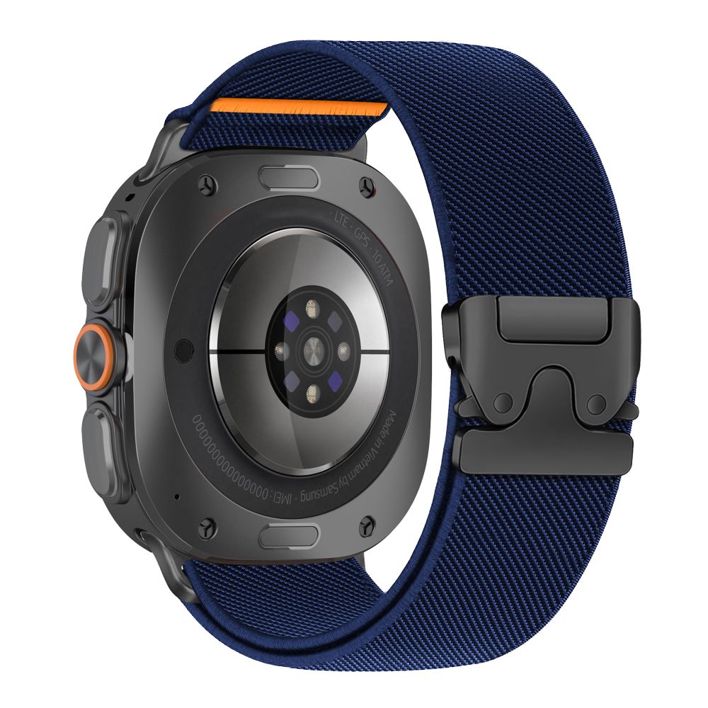 Tech-Protect Nylon Clasp Samsung Galaxy Watch Ultra 47mm - Tamsiai mėlyna -- Samsung Galaxy Watch Ultra (47mm)
