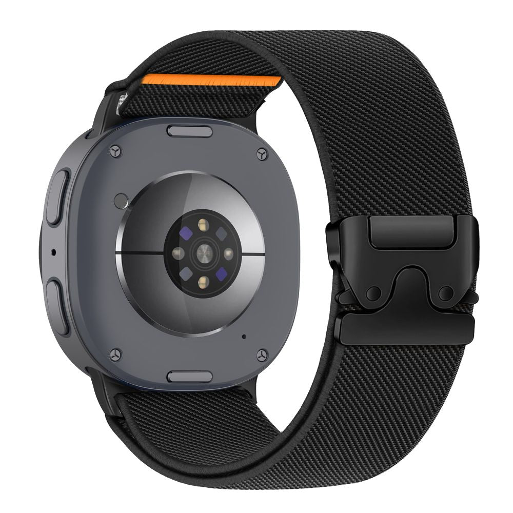 Tech-Protect Nylon Clasp juosta Samsung Galaxy Watch 8 / 9 / Classic (40 / 44 / 46 mm) - Juoda -- Samsung Galaxy Watch...