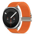 Tech-Protect Nylon Clasp juosta Samsung Galaxy Watch 8 / 9 / Classic (40 / 44 / 46 mm) - Oranžinė -- Samsung Galaxy Watch...