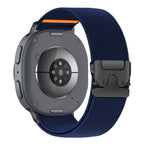 Tech-Protect Nylon Clasp dirželis Samsung Galaxy Watch 40/44/46 mm - Tamsiai mėlyna -- Samsung Galaxy Watch