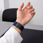 Tech-Protect Nylon Clasp dirželis Samsung Galaxy Watch 40/44/46 mm - Tamsiai mėlyna -- Samsung Galaxy Watch