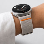 Tech-Protect Nylon Clasp dirželis Samsung Galaxy Watch 40/44/46 mm - Beige -- Samsung Galaxy Watch
