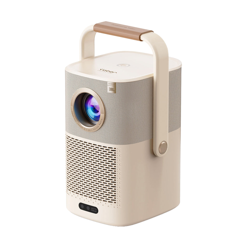 Yaber T2 Plus GTV 1080p 450 ANSI Google TV JBL Dolby Audio multimedijos projektorius su baterija - Bežė -- Uncategorized