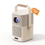 Yaber T2 Plus GTV 1080p 450 ANSI Google TV JBL Dolby Audio multimedijos projektorius su baterija - Bežė -- Uncategorized
