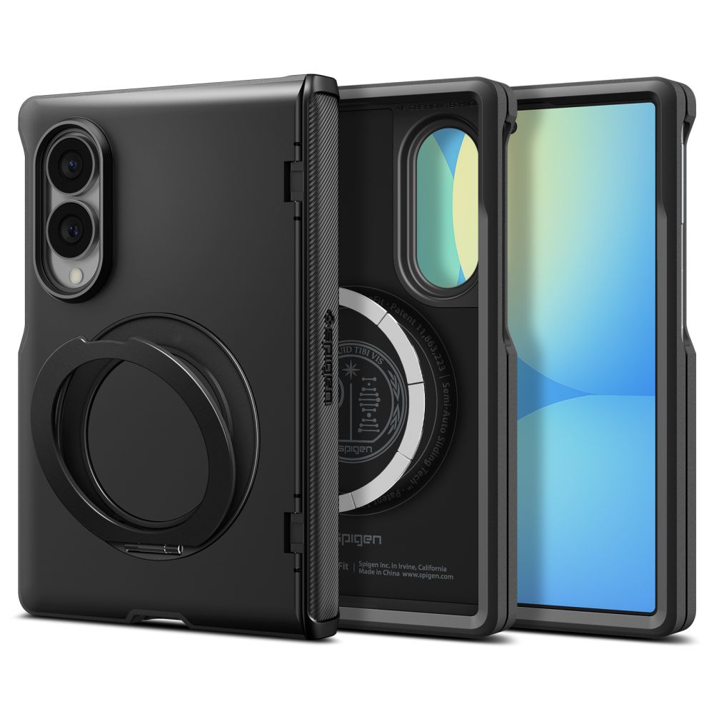 Spigen Slim Armor Pro S MagSafe dėklas Samsung Galaxy Z Fold 8 - Juodas -- Samsung Galaxy Z Fold 8