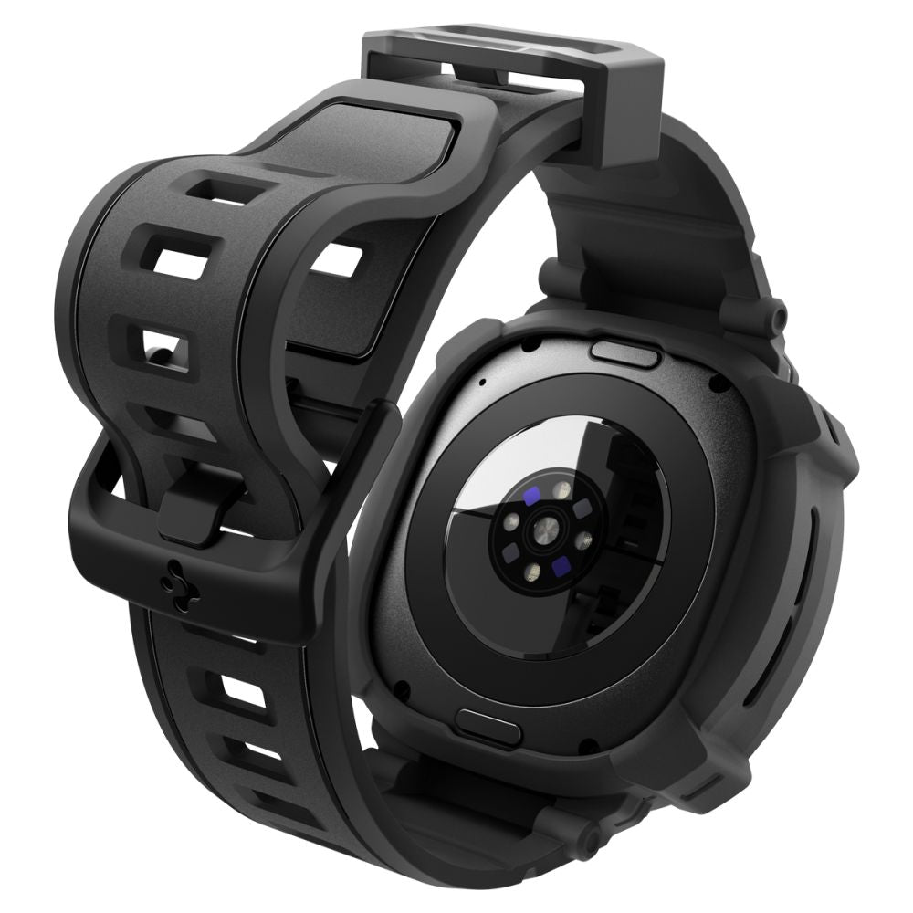 Spigen Rugged Armor Pro atvaras Samsung Galaxy Watch Ultra 2 2026 47mm - Matinis juodas -- Samsung Galaxy Watch Ultra 2