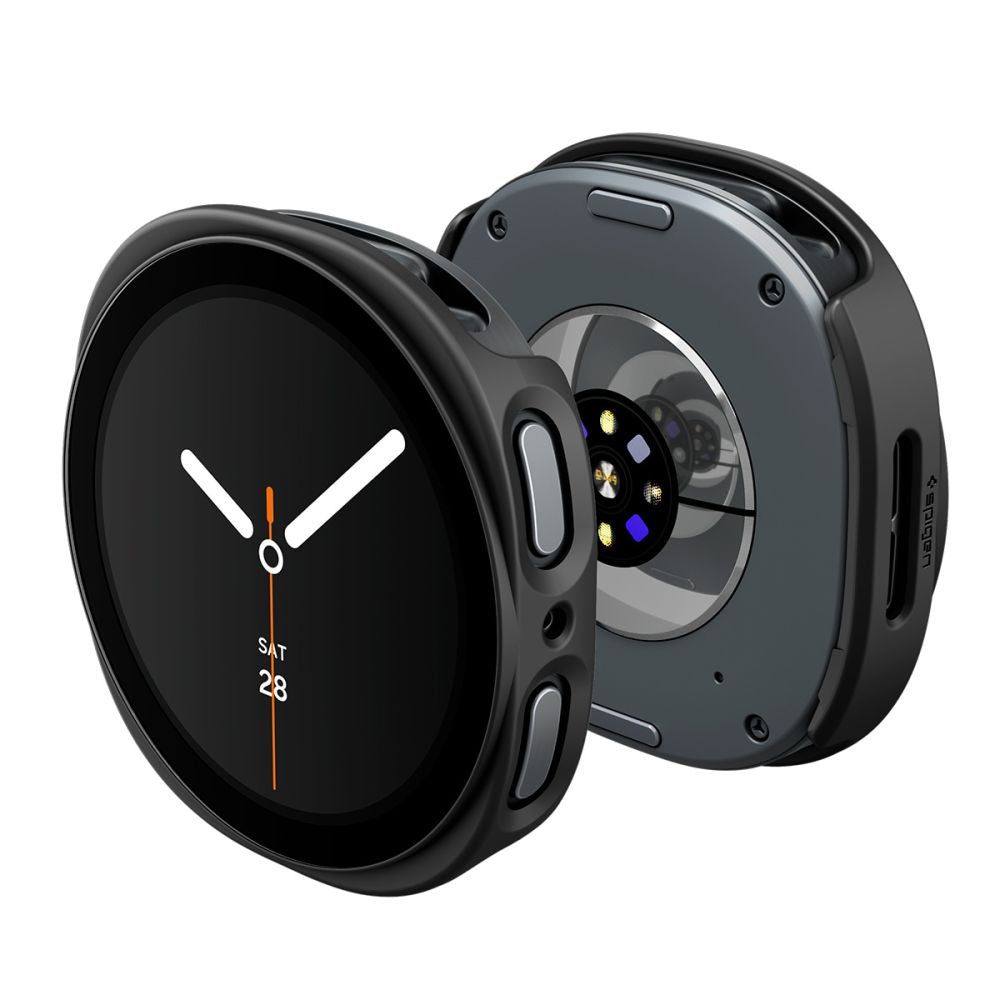 Spigen Thin Fit 360 dėklas Samsung Galaxy Watch 44mm - Juodas -- Samsung Galaxy Watch 44mm