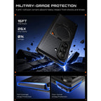 Supcase UB Aero MagSafe 2-Set dėklas skirtas Samsung Galaxy Z Fold 8 Ultra - Juodas -- Samsung Galaxy Z Fold 8 Ultra