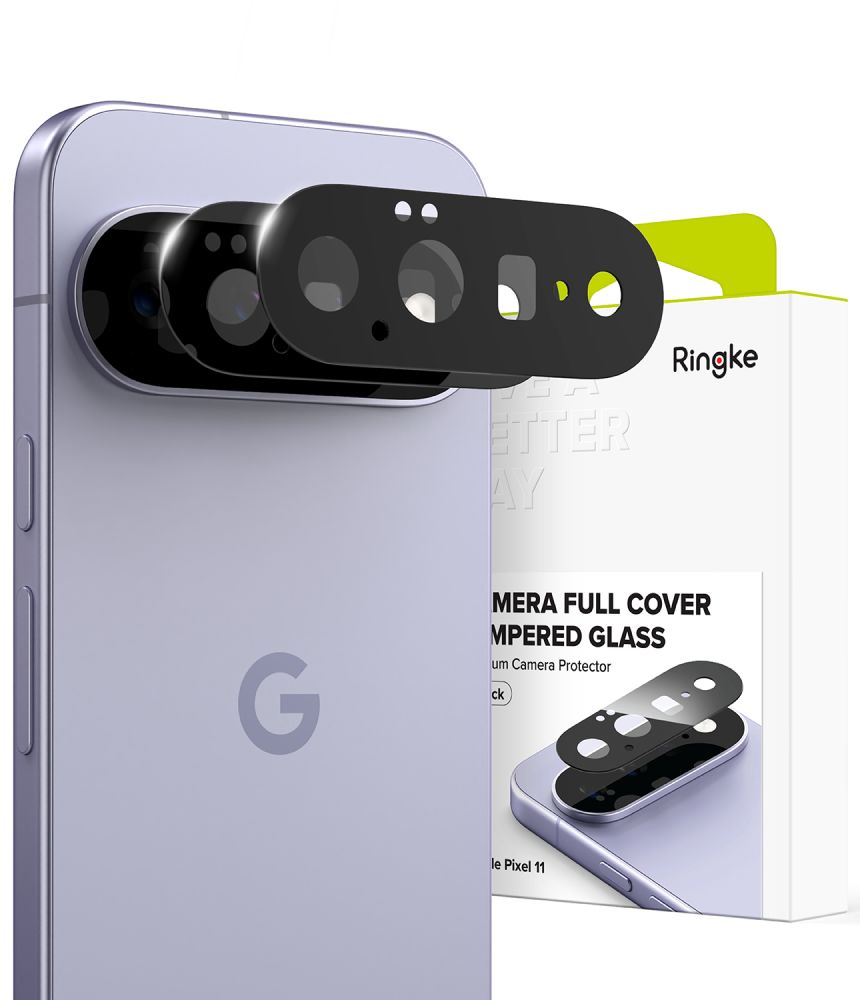 Ringke Camera Full Cover 2-pakuotė Google Pixel 11 – juoda -- Google Pixel 11