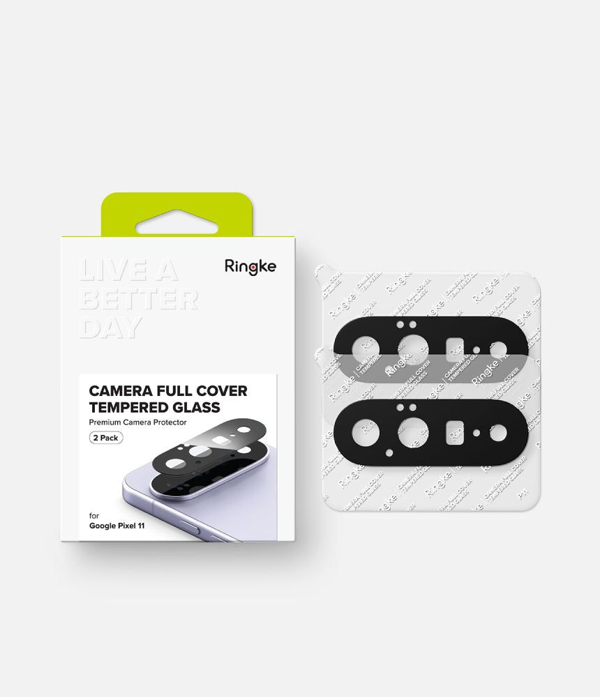 Ringke Camera Full Cover 2-pakuotė Google Pixel 11 – juoda -- Google Pixel 11
