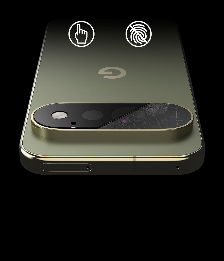 Ringke grūdinto stiklo kameros visapusiška apsauga 2-pakuotė Google Pixel 11 Pro – juoda -- Google Pixel 11 Pro