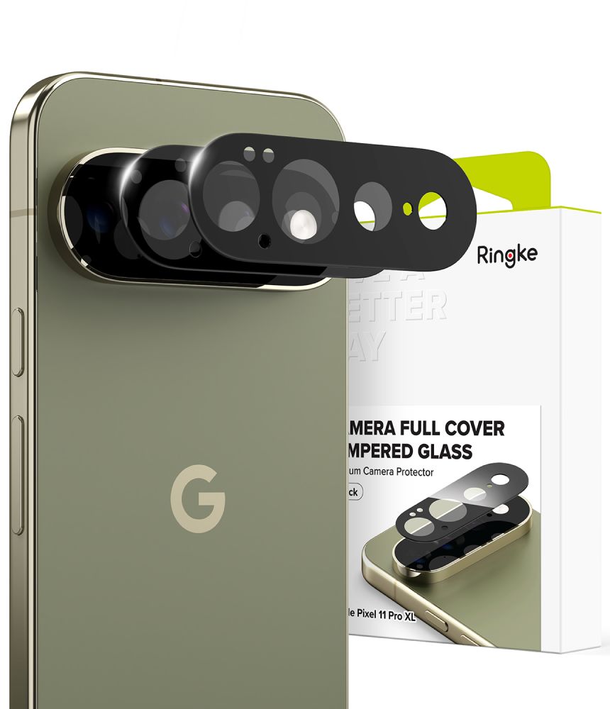 Ringke Camera Full Cover 2-pakuotė Google Pixel 11 Pro XL – juoda -- Google Pixel 11 Pro XL