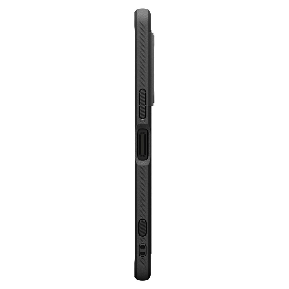 Spigen Rugged Armor dėklas Sony Xperia 1 VIII - matinis juodas -- Sony Xperia 1 VIII
