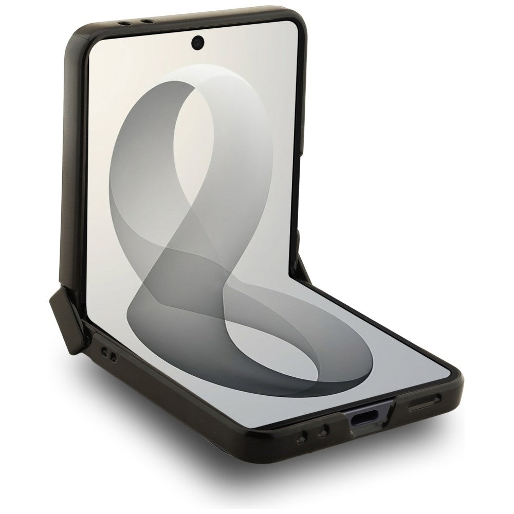BMW M odos perforuota trispalvė dėklas su metaliniais logotipais MagSafe Samsung Galaxy Z Flip 8 - juoda -- Samsung...