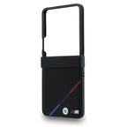 BMW M odos perforuota trispalvė dėklas su metaliniais logotipais MagSafe Samsung Galaxy Z Flip 8 - juoda -- Samsung...