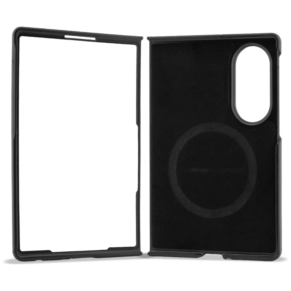 BMW M odos perforuota trispalvė dėklas su metaliniais logotipais MagSafe Samsung Galaxy Z Fold 8 - juoda -- Samsung...